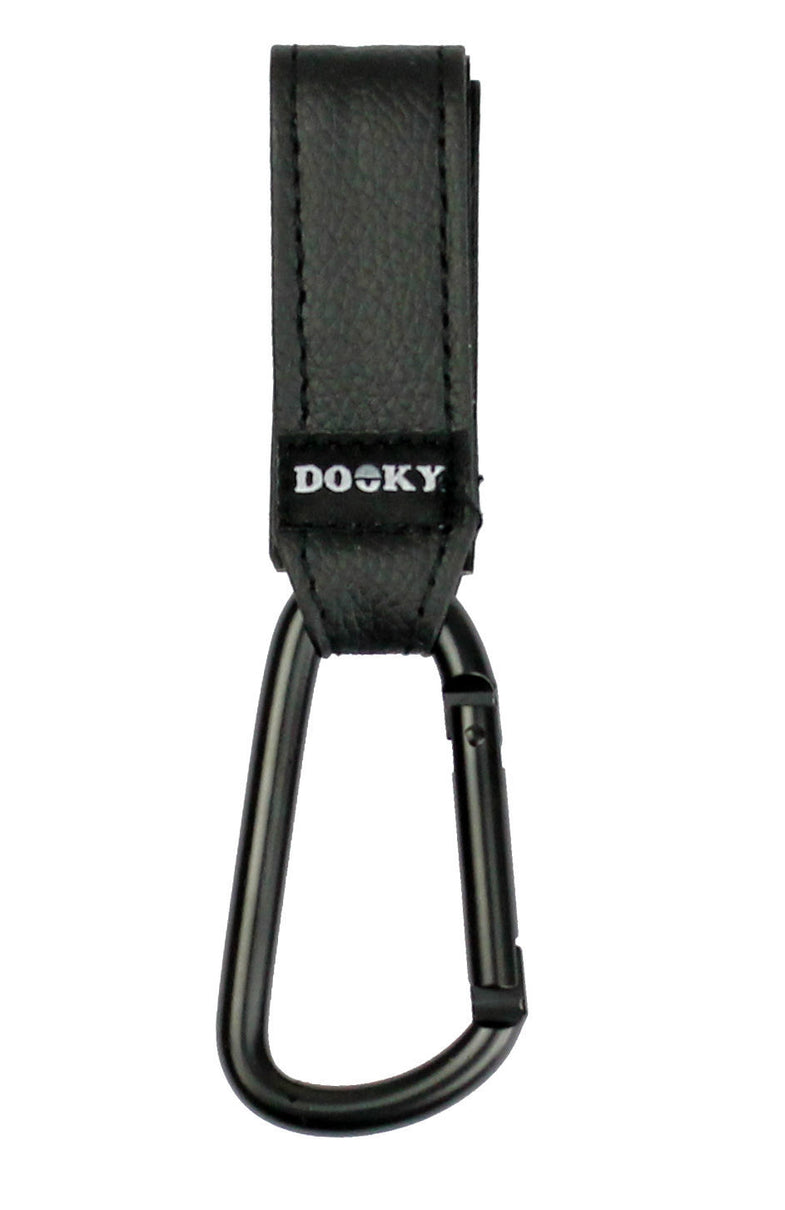 Dooky Buggy Hook Small 2 Stuks | Zwart