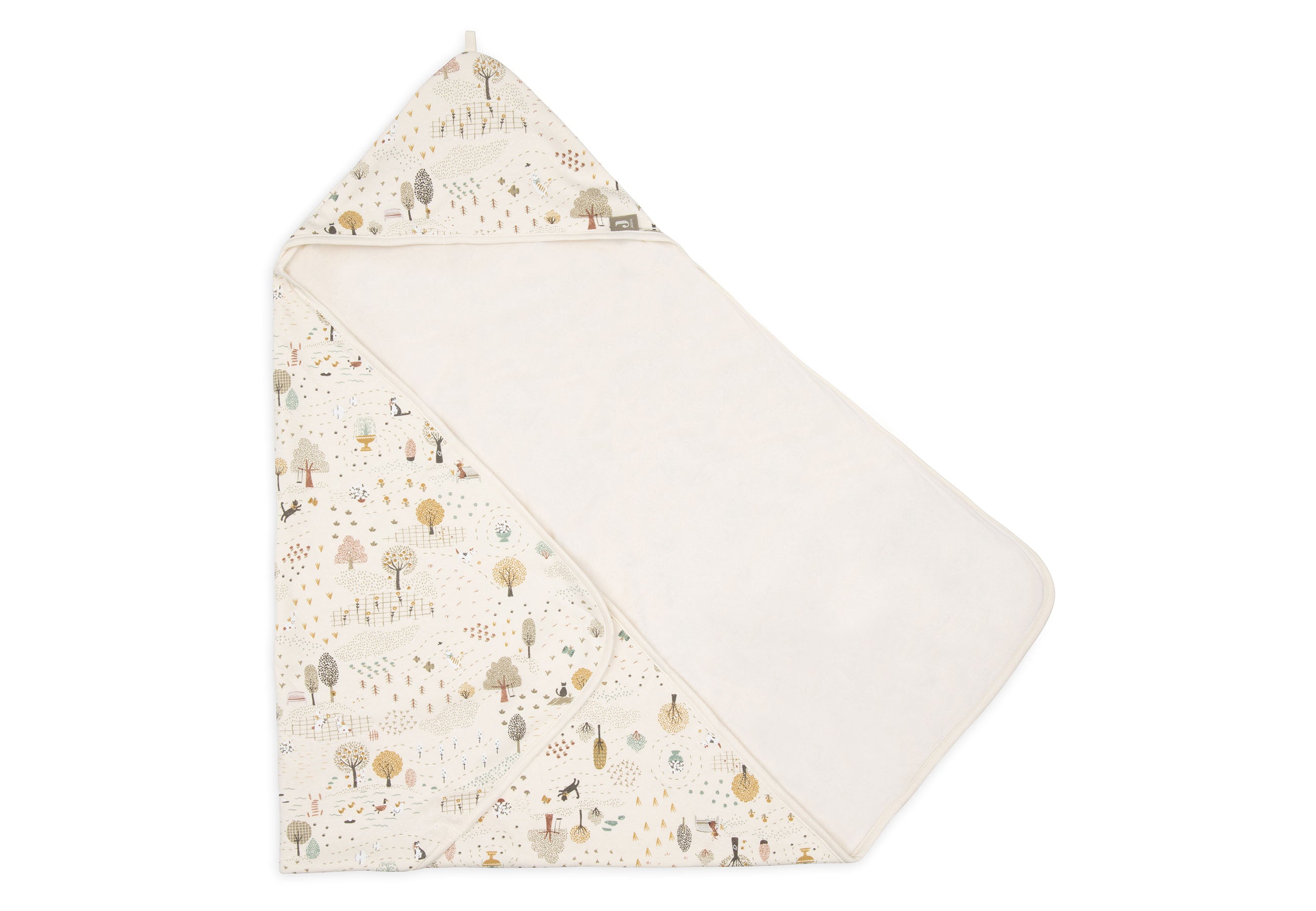 Jollein Asciugamano Con Cappuccio Orsacchiotto – 75x75 Cm, Spugna Di Cotone