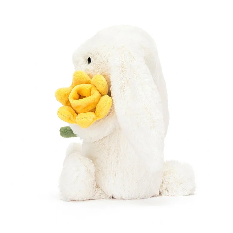 Jellycat Knuffel Bashful Bunny With Daffodil | 18x19cm