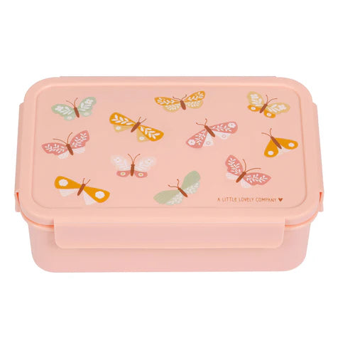 A Little Lovely Company Lunch Box Met Verdeelvakjes | Butterflies