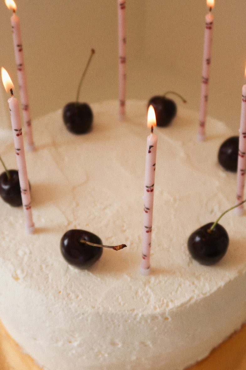 Konges Sløjd Birthday Candles Print | Cherry