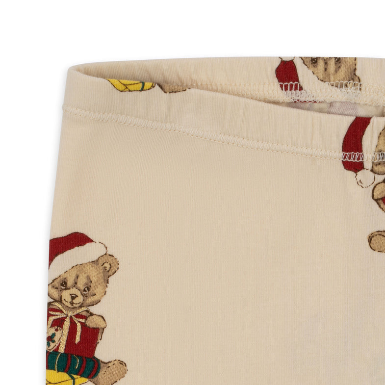 Konges Sløjd Basic Set Blouse/Pants Set GOTS | Christmas Teddy