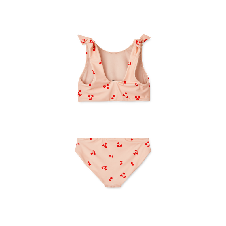 Liewood Bow Printed Bikini Set | Cherries / Apple blossom