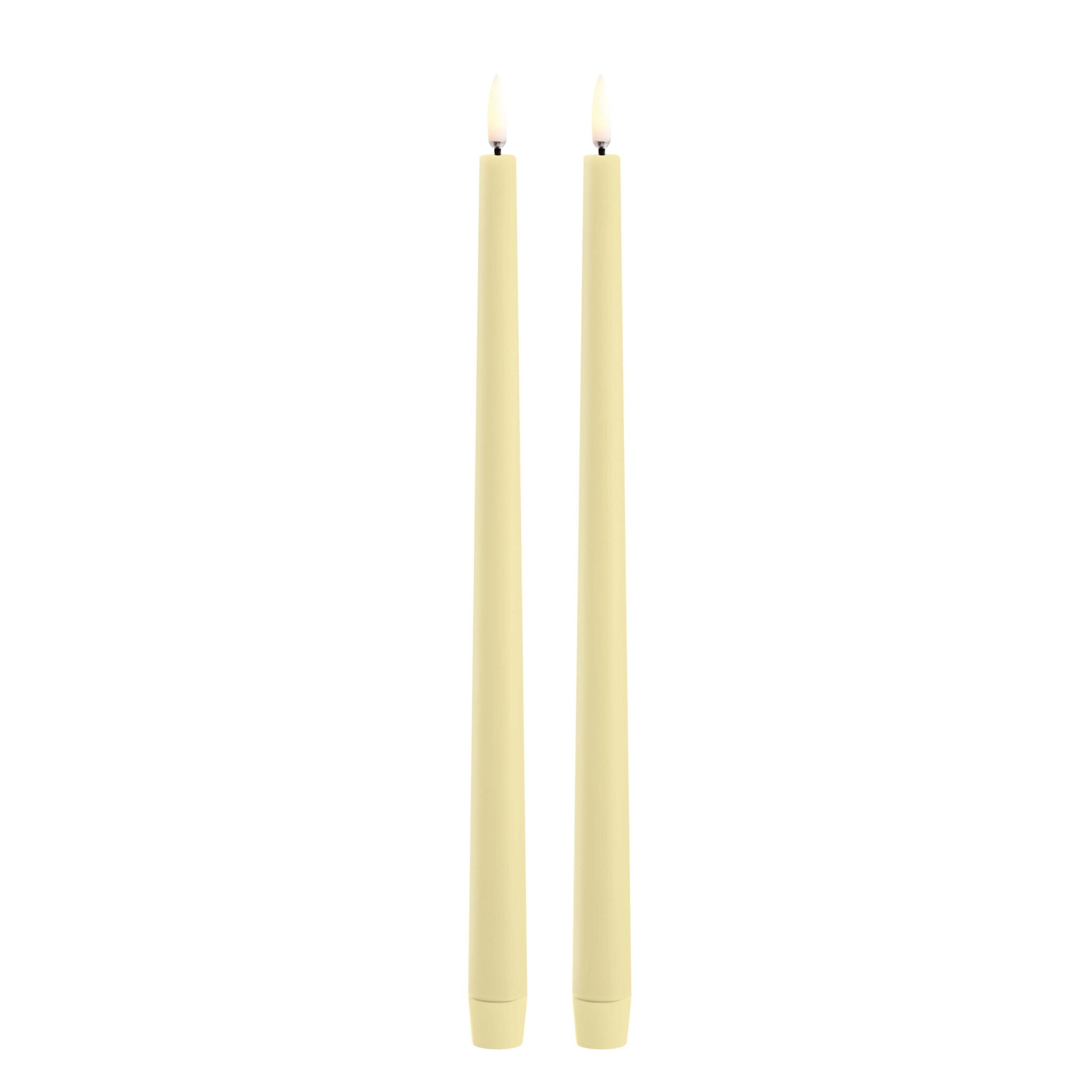 Taper kaars mallen, 4 stuks 25 cm doorzichtige plastic mallen Taper kaars mallen, 4 stuks 25 cm doorzichtige plastic mallen
