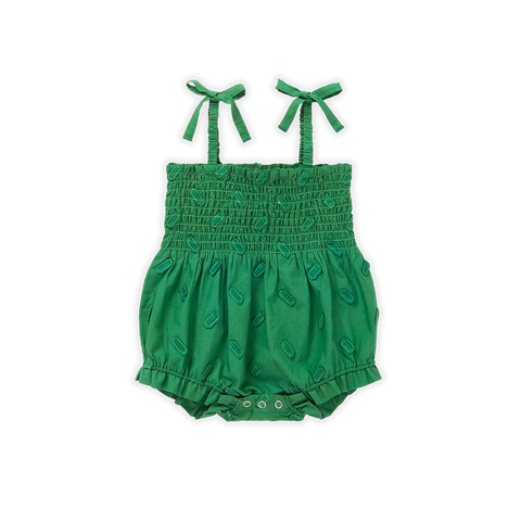 Sproet & Sprout Romper | Smock Mint