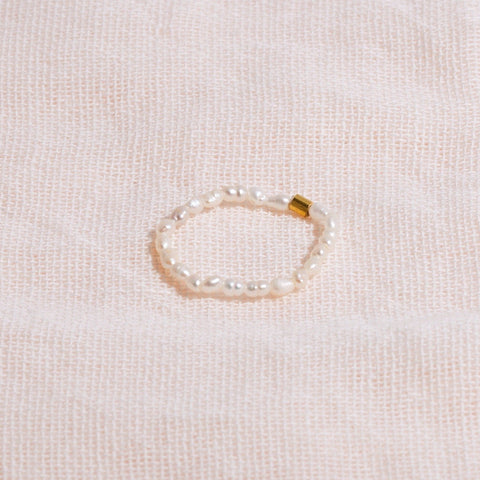 Galore Ring Pearl | Gold Women Large