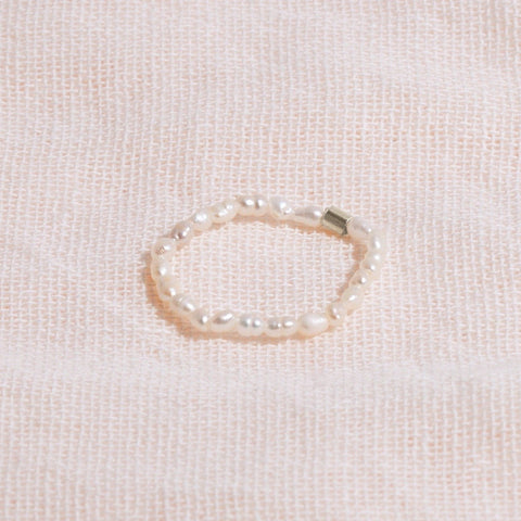 Galore Ring Pearl | Zilver Women Small