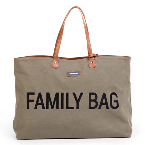 Childhome weekendtas XL Family Bag | Canvas Kaki *