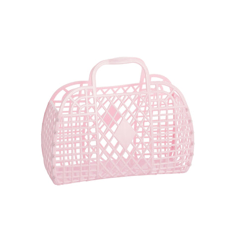 Sunjellies Retro Basket Small | Pink