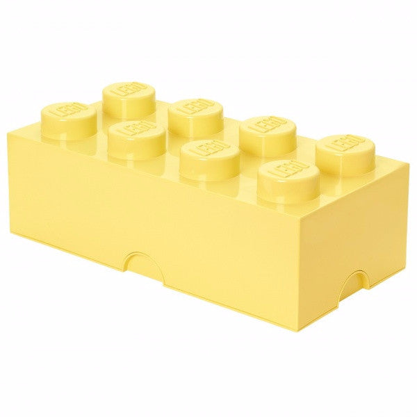 Lego Opbergbox Brick Lichtgeel De Gele Flamingo
