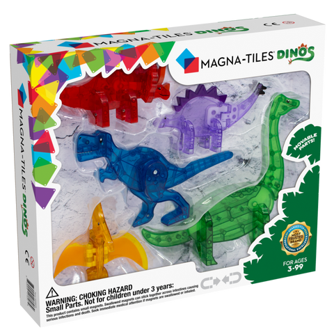 Magna-Tiles Dino's | 5 Pieces
