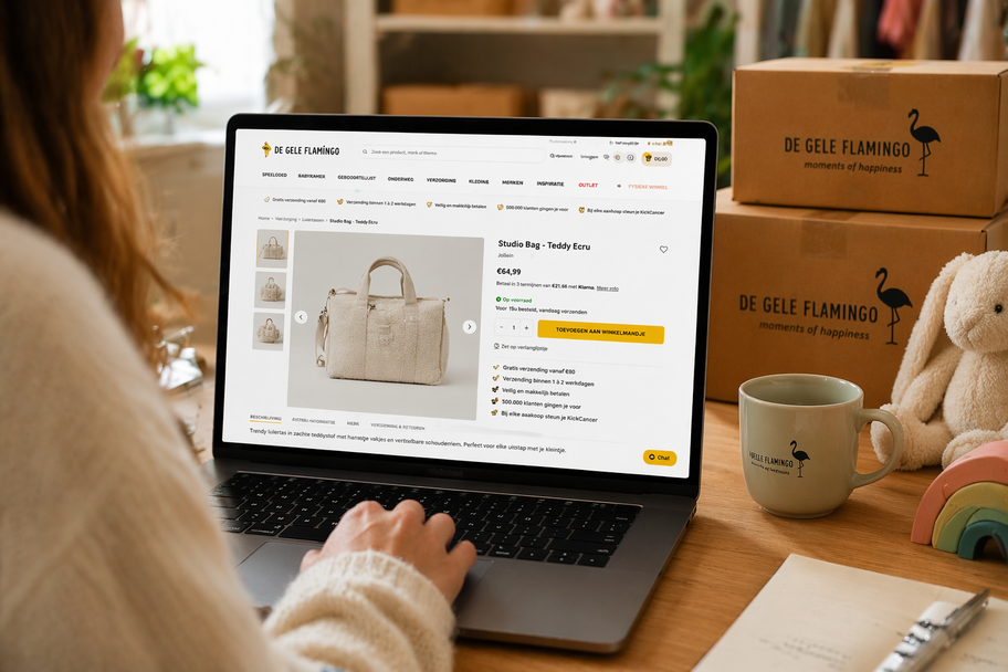 Zakelijk bestellen bij De Gele Flamingo