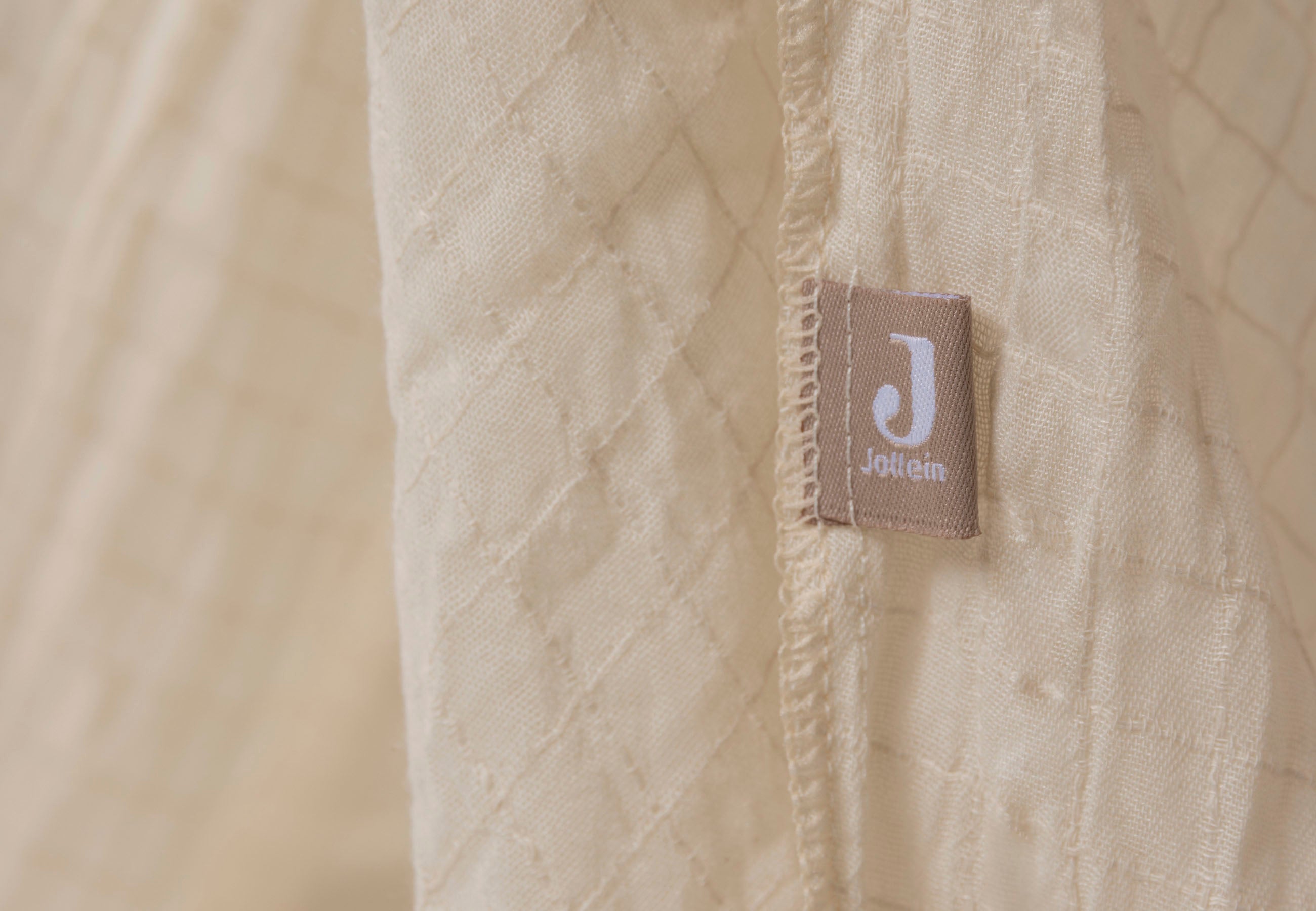 Jollein Klamboe 245cm Cosy Check | Sand