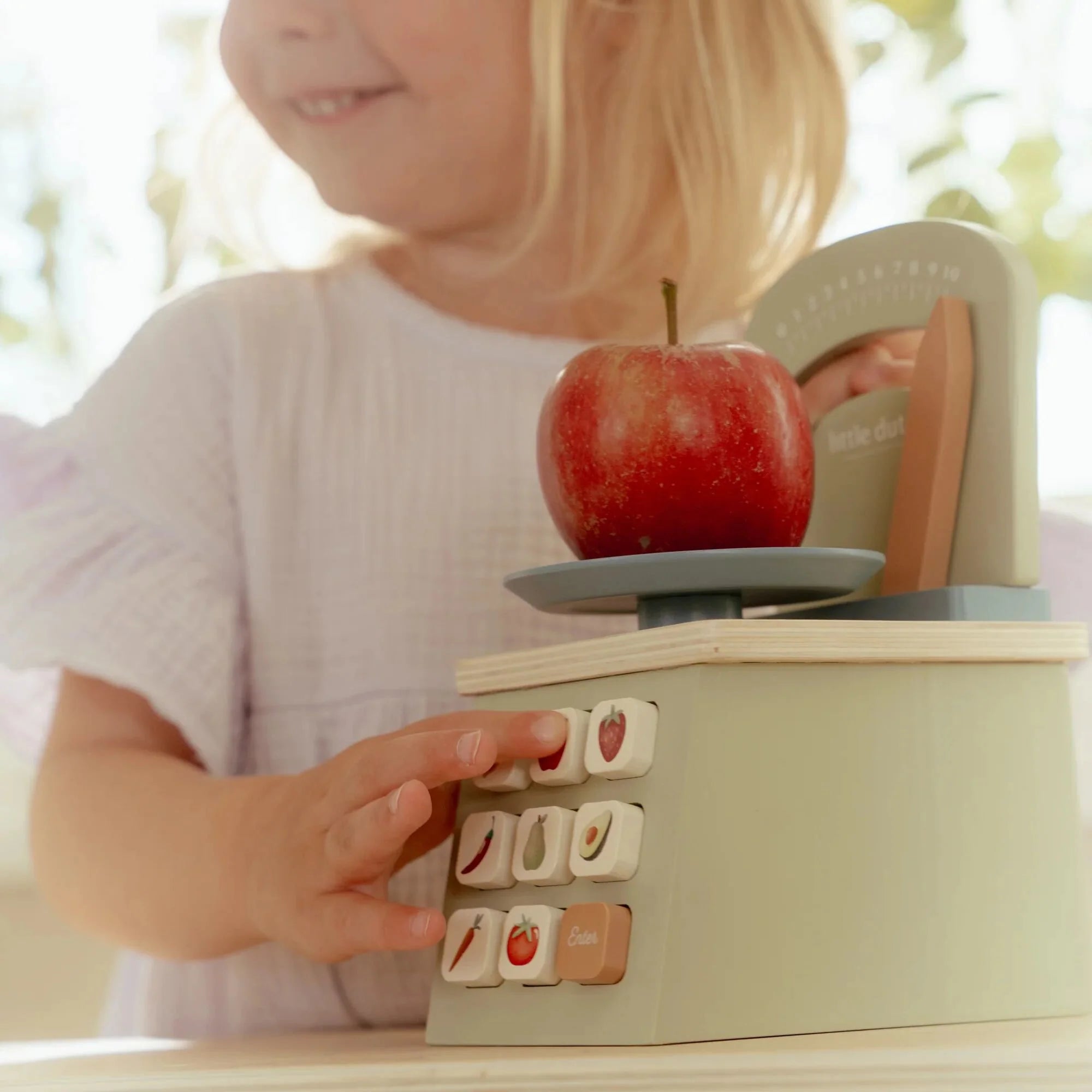 Little Dutch Houten Weegschaal | Groen