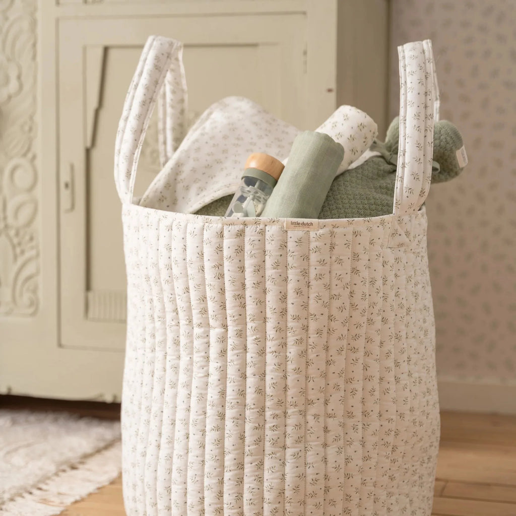 Little Dutch Opbergmand Omkeerbaar Groot 35 Ø | Blueberry Leaves