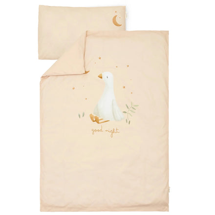 Little Dutch Dekbedovertrek Ledikant 100x140cm | Little Goose Beige