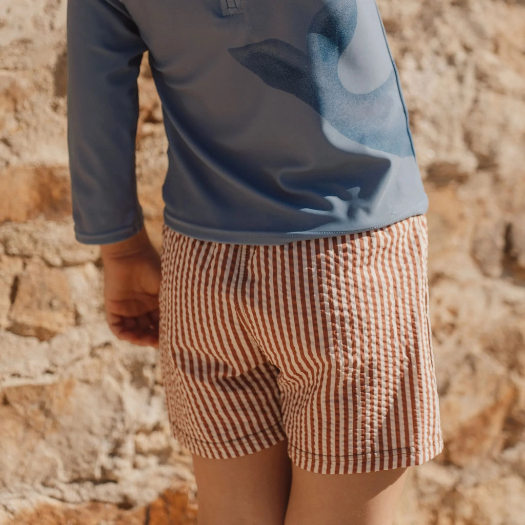 Little Dutch Zwembroek | Ocean Brown Stripes
