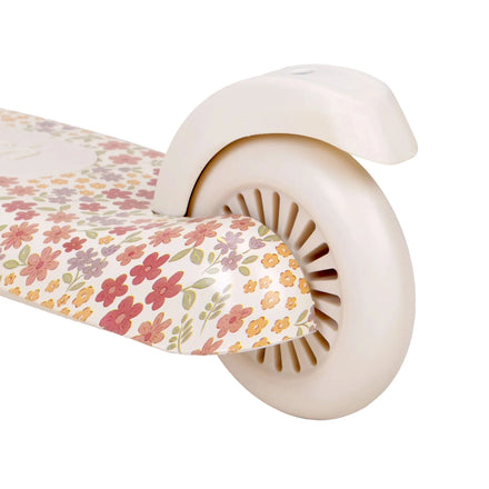 Little Dutch Step 3-wieler White Sunny Flower voor kinderen vanaf 3 jaar, bij De Gele Flamingo