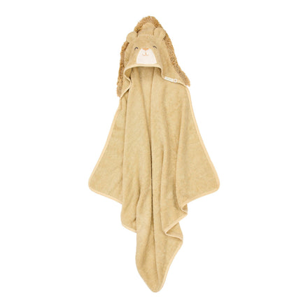 Little Dutch Geschenkdoos Leeuw Safari Friends geel, de badcape uit de geschenkdoos