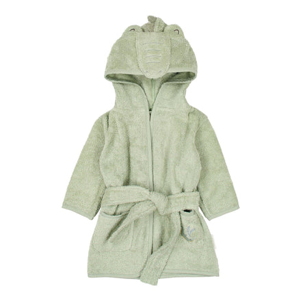 Little Dutch Badjas Krokodil Safari Friends groen, tweede productfoto van de badjas