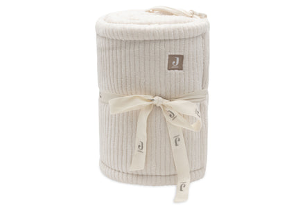 Jollein Boxbumper 180x30cm Cloudy Rib | Oatmeal