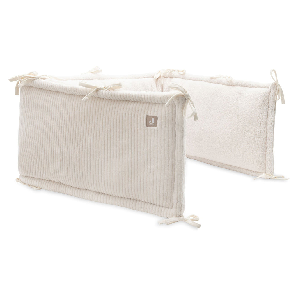 Jollein Boxbumper 180x30cm Cloudy Rib | Oatmeal