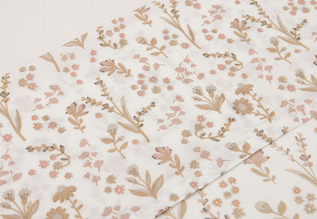 Jollein Laken Wieg 75x100cm Bloomy