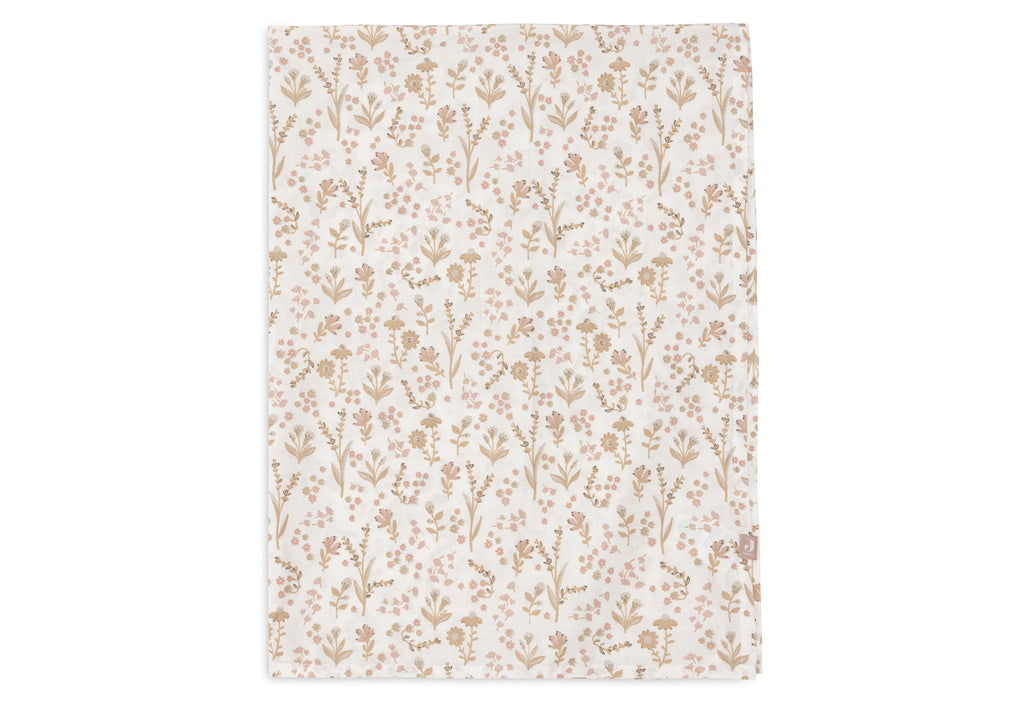 Jollein Laken Wieg 75x100cm Bloomy