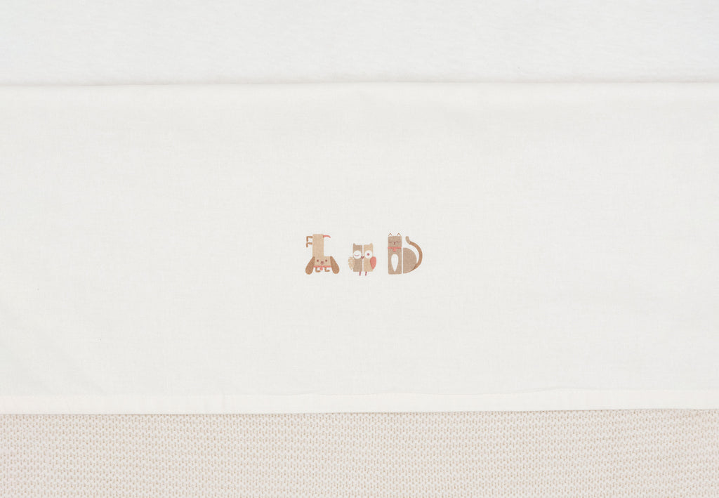 Jollein Laken Wieg 75x100cm | Animal Friends