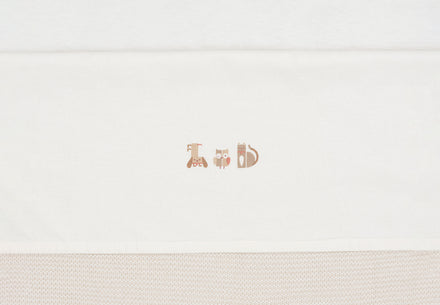 Jollein Laken Wieg 75x100cm | Animal Friends