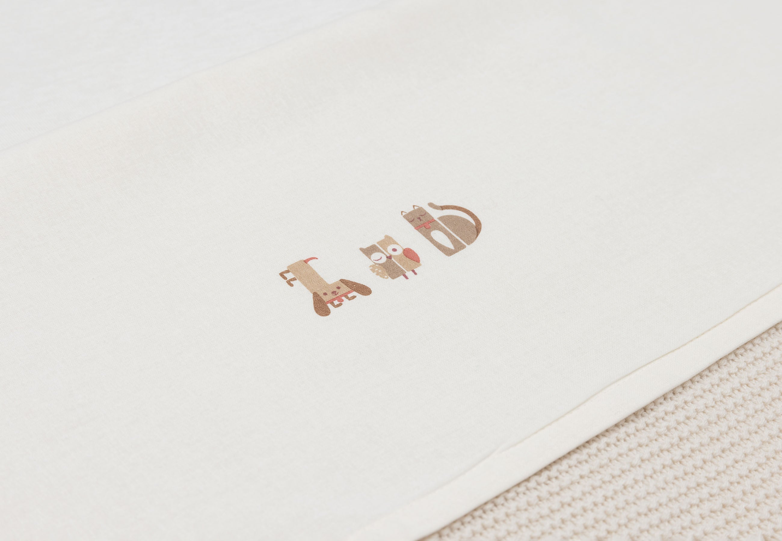 Jollein Laken Wieg 75x100cm | Animal Friends