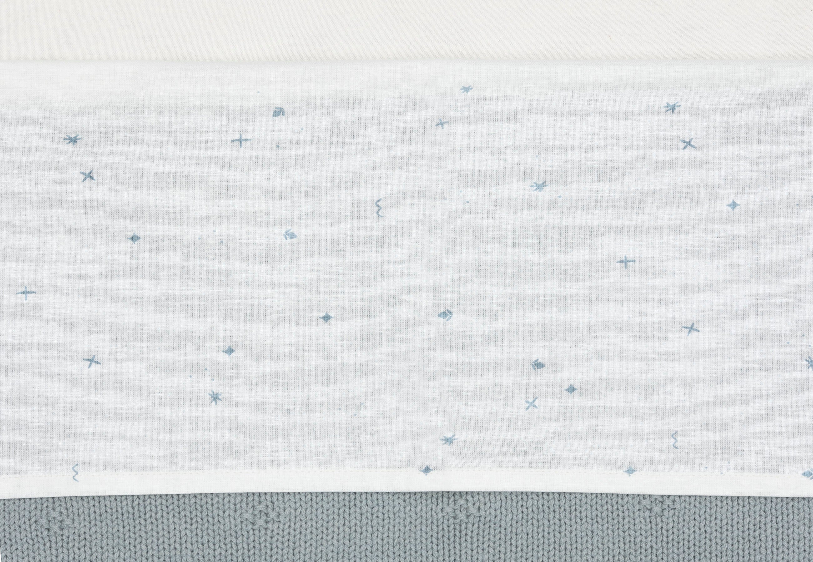 * Jollein Ledikantlaken 120x150cm Twinkling Sea Green