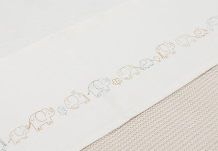 Jollein Laken Ledikant 120x150cm | Elephant Tales