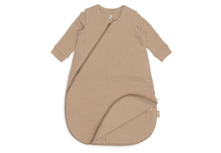 * Jollein Newborn Slaapzak 4 Seizoenen 60cm I Ajour Biscuit