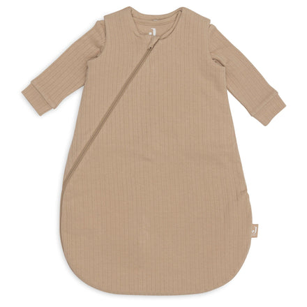 * Jollein Newborn Slaapzak 4 Seizoenen 60cm I Ajour Biscuit