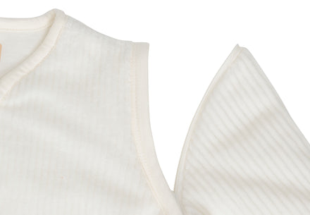 Jollein Slaapzak Met Verwijderbare Mouwen Rond 60cm Rib Ivory
