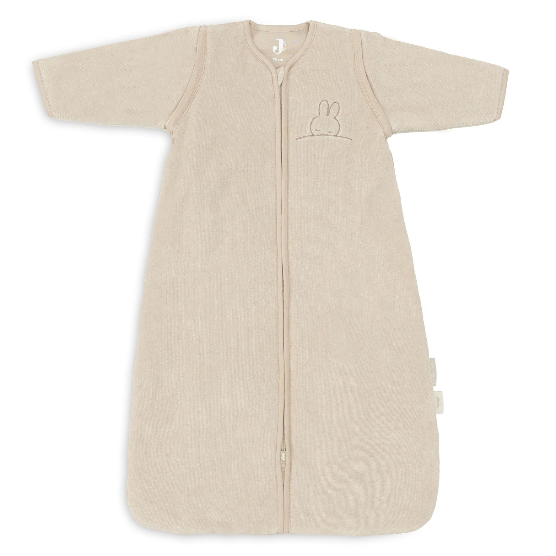 * Jollein Slaapzak Met Afritsbare Mouw 90cm Sleepy Miffy Terry | Nougat