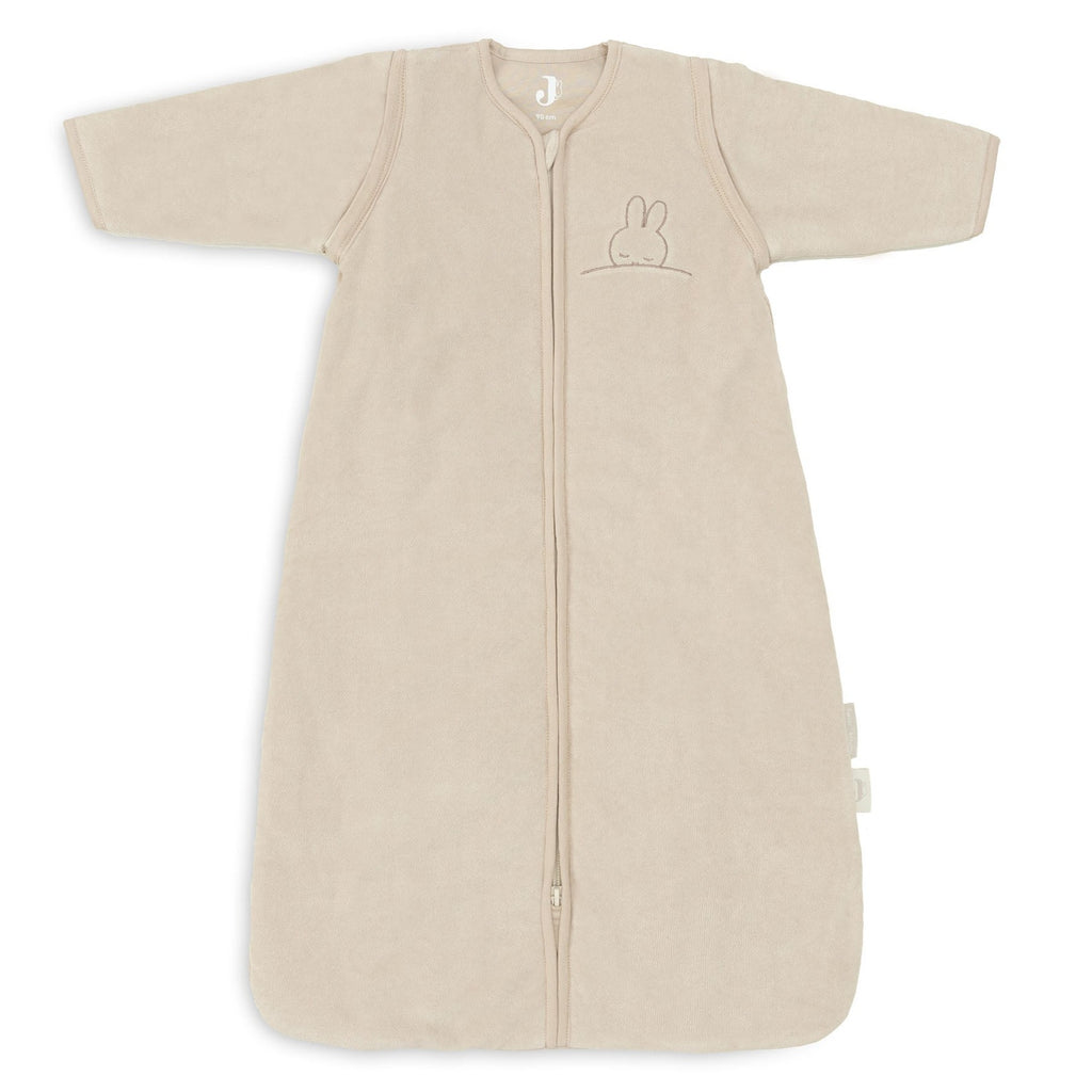 * Jollein Slaapzak Met Afritsbare Mouw 90cm Sleepy Miffy Terry | Nougat
