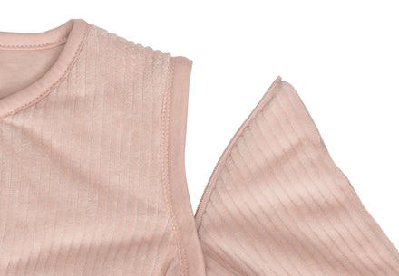 * Jollein Slaapzak Met Verwijderbare Mouwen Rond 90cm Rib Wild Rose