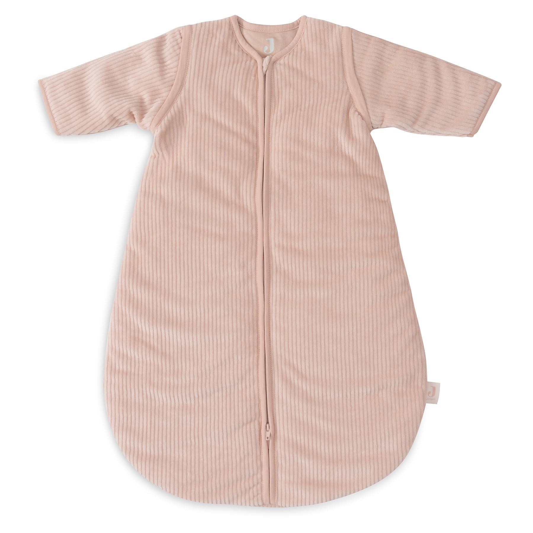 * Jollein Slaapzak Met Verwijderbare Mouwen Rond 90cm Rib Wild Rose