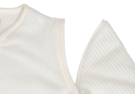 * Jollein Slaapzak Met Verwijderbare Mouwen Rond 110cm Rib Ivory
