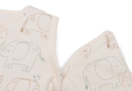 Jollein Baby Slaapzak Met Afritsbare Mouw 70cm | Elephant Tales