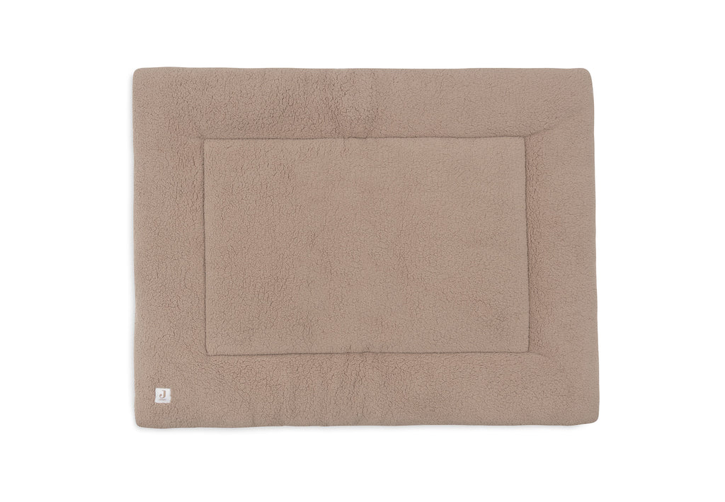 Jollein Boxkleed 75x95cm Cloudy Rib | Milky Coffee