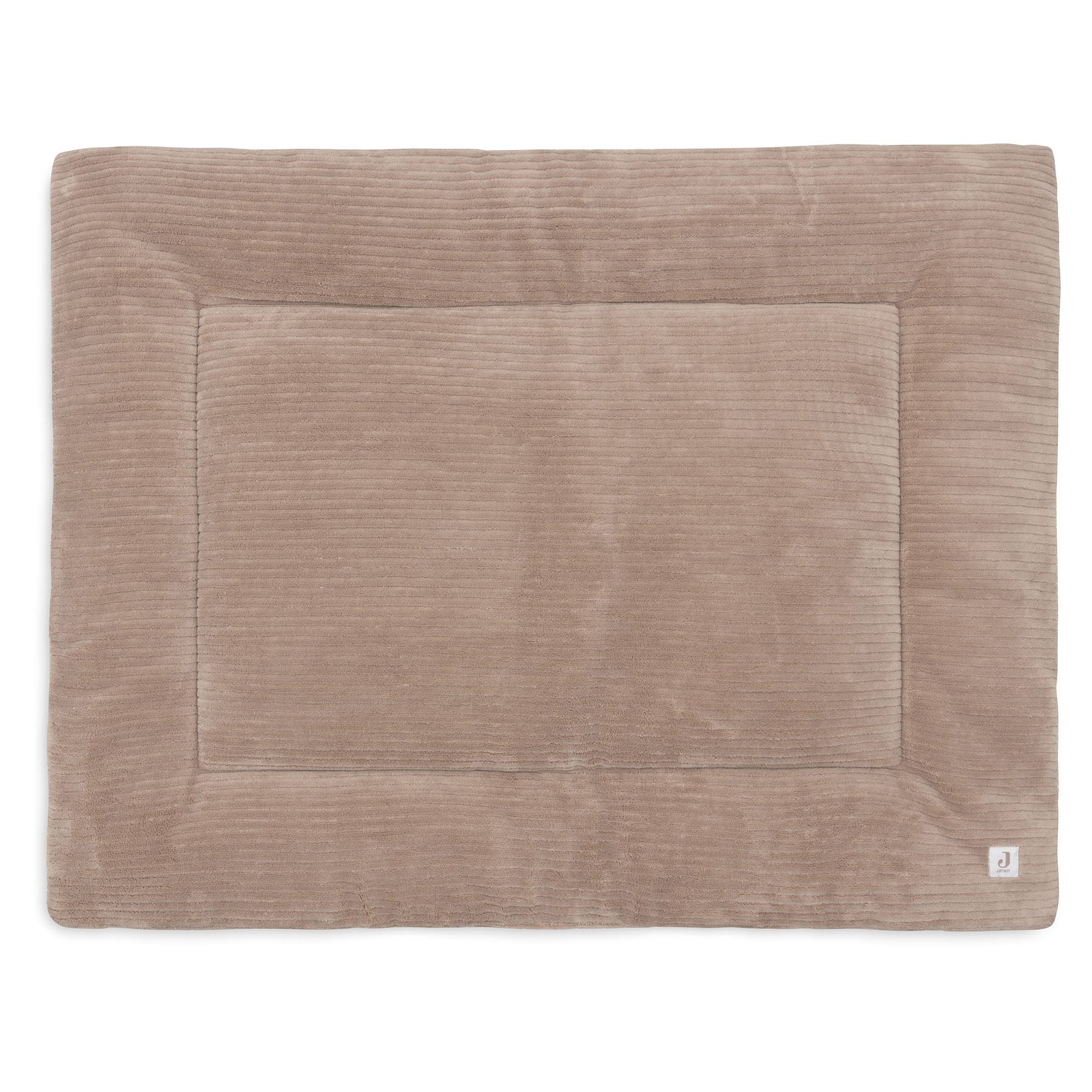 Jollein Boxkleed 75x95cm Cloudy Rib | Milky Coffee