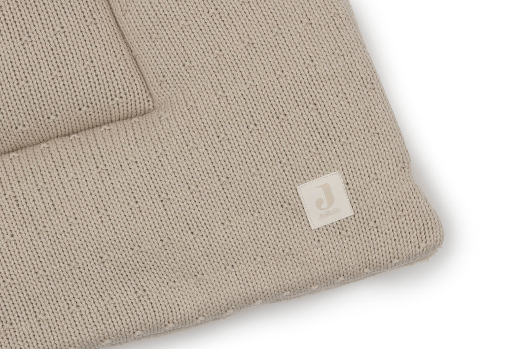 Jollein Boxkleed 75x95cm Sprinkle Knit | Sand