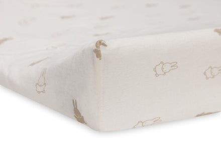 * Jollein Aankleedkussenhoes Jersey 50x70cm Happy Miffy | Nougat
