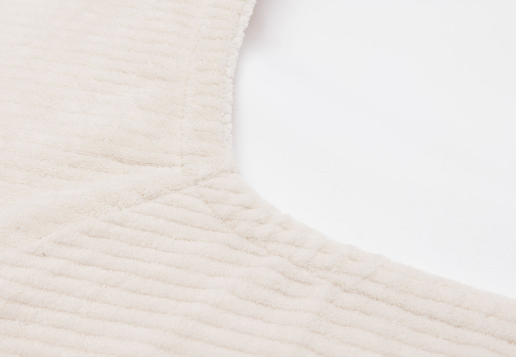 Jollein Aankleedkussenhoes 50x70cm Cloudy Rib | Oatmeal