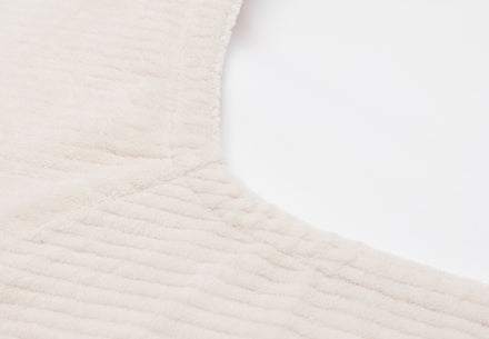 Jollein Aankleedkussenhoes 50x70cm Cloudy Rib | Oatmeal