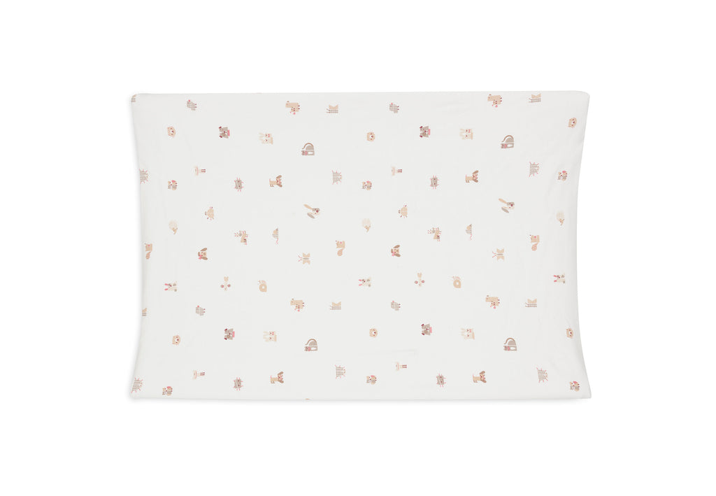 Jollein Aankleedkussenhoes Jersey 50x70cm | Animal Friends