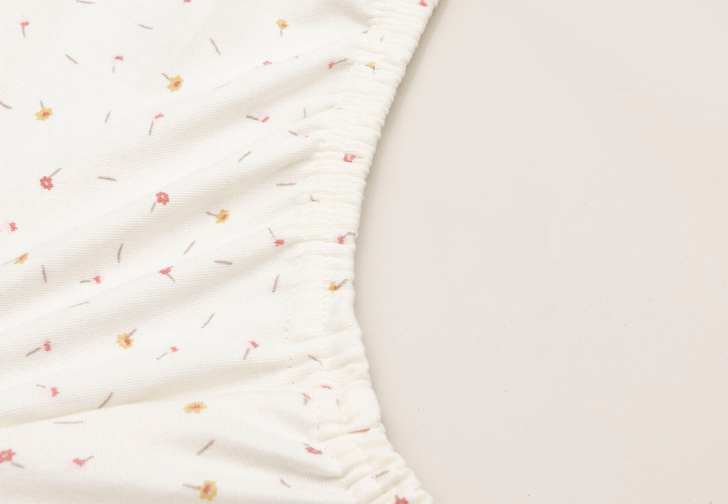Jollein Aankleedkussenhoes Jersey 50x70cm Pretty Picnic Flower Drops